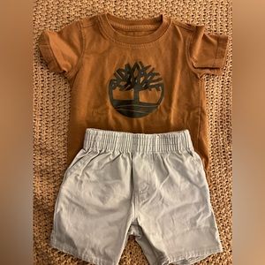 Timberland two piece set. Never worn. Size 18 months.